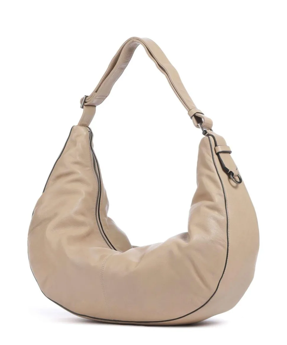 Moon Sheep Natural L Beuteltasche Schafsleder beige
