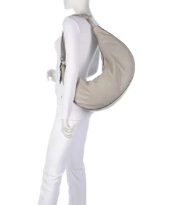 Moon Sheep Natural L Beuteltasche Schafsleder grau/beige