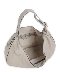Moon Sheep Natural L Beuteltasche Schafsleder grau/beige