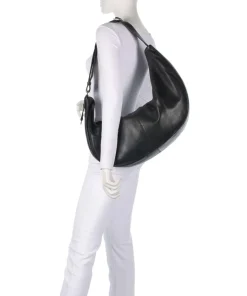 Moon Sheep Natural L Beuteltasche Schafsleder schwarz