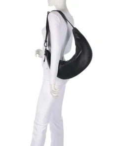 Moon Sheep Natural M Beuteltasche Schafsleder schwarz