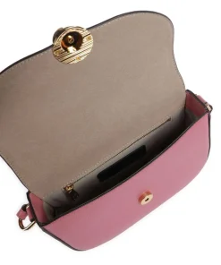 Moonlight S Umhängetasche genarbtes Leder pink