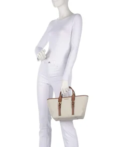 Moore Handtasche Canvas beige/braun