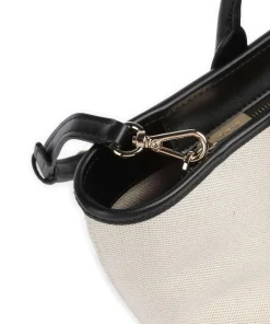 Moore Handtasche Canvas beige/schwarz