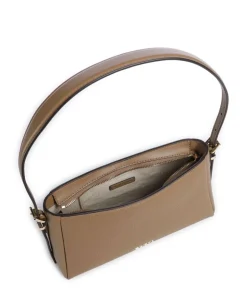 Moore Schultertasche genarbtes Rindsleder braun