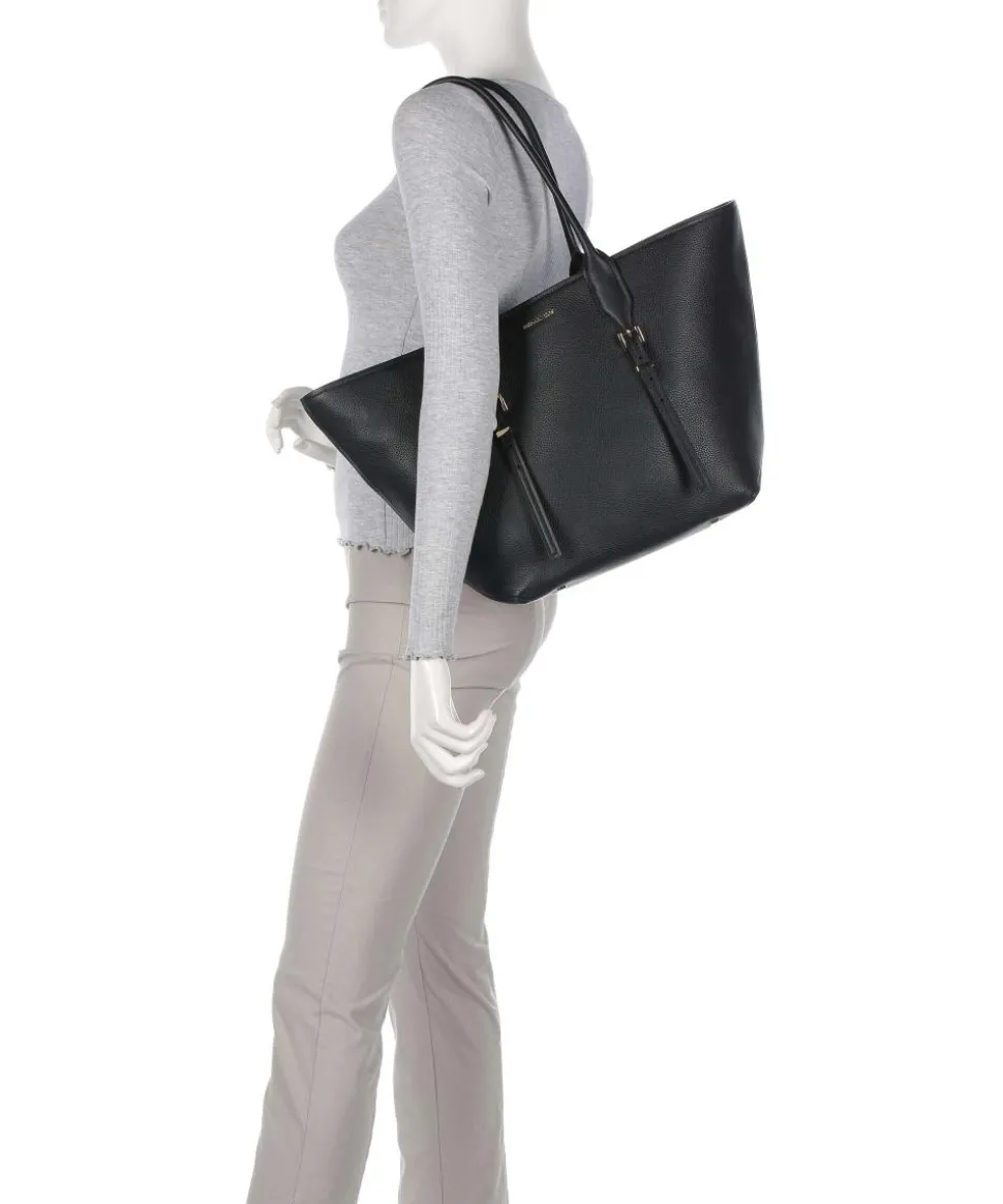 Moore Shopper genarbtes Rindsleder schwarz