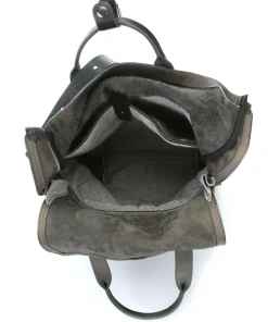 Mount Ivy XL Rolltop Rucksack 13″ genarbtes Rindsleder braun