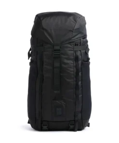 Mountain 16L Rucksack recyceltes Ripstop-Nylon schwarz