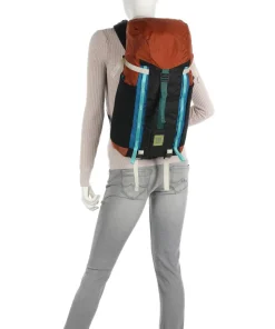 Mountain 16L Rucksack recyceltes Ripstop-Nylon schwarz