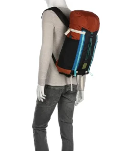 Mountain 16L Rucksack recyceltes Ripstop-Nylon schwarz