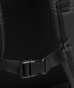 Mountain 16L Rucksack recyceltes Ripstop-Nylon schwarz