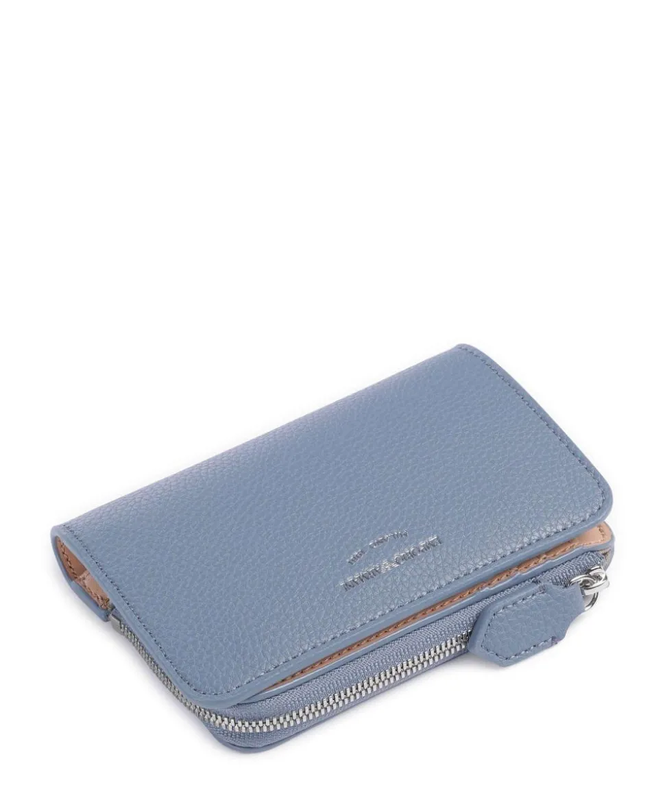 My EA Geldbörse Lederimitat blaugrau