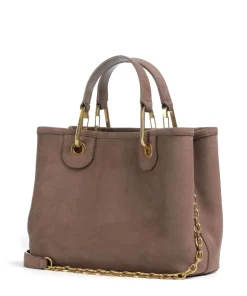 My EA Handtasche aufgerautes Rindsleder braun