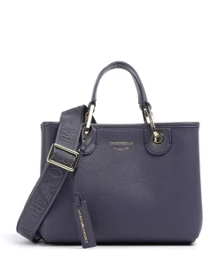 My EA Handtasche Lederimitat dunkelblau