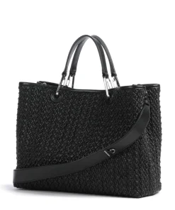 My EA Handtasche Lederimitat schwarz