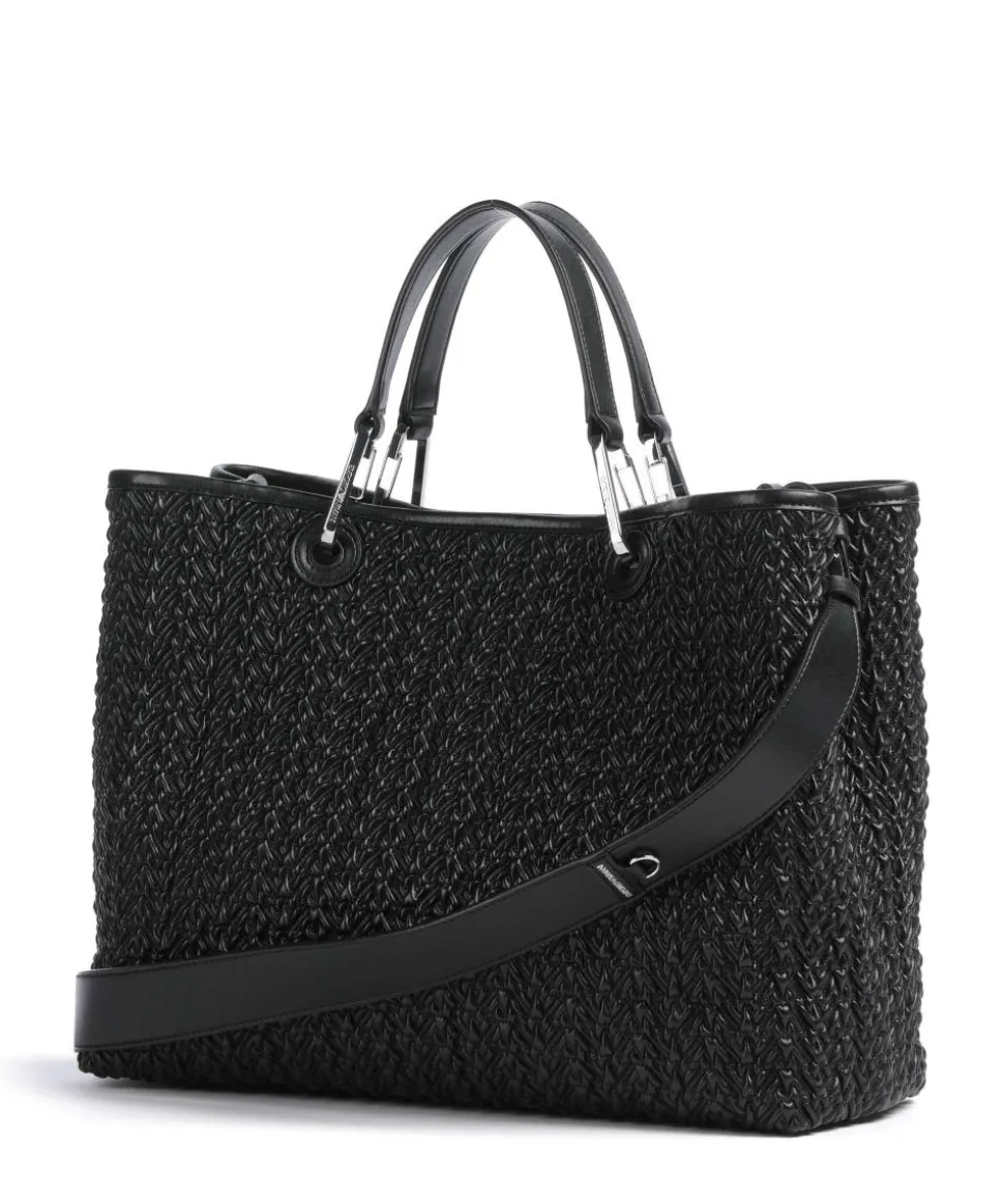 My EA Handtasche Lederimitat schwarz