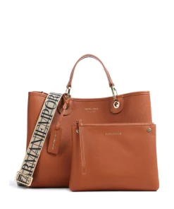 My EA Handtasche Lederimitat braun