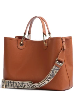 My EA Handtasche Lederimitat braun