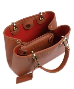 My EA Handtasche Lederimitat braun