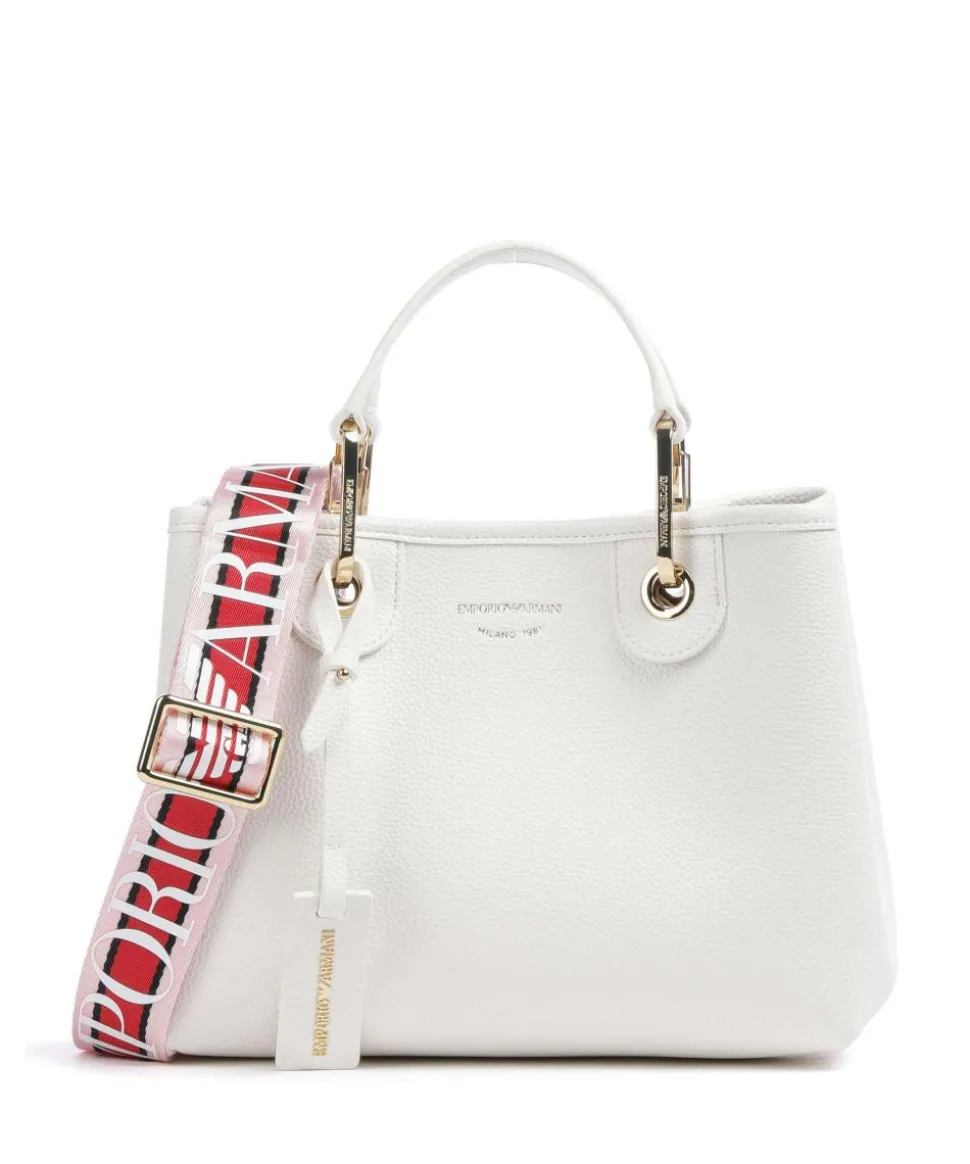 My EA Handtasche Lederimitat weiß