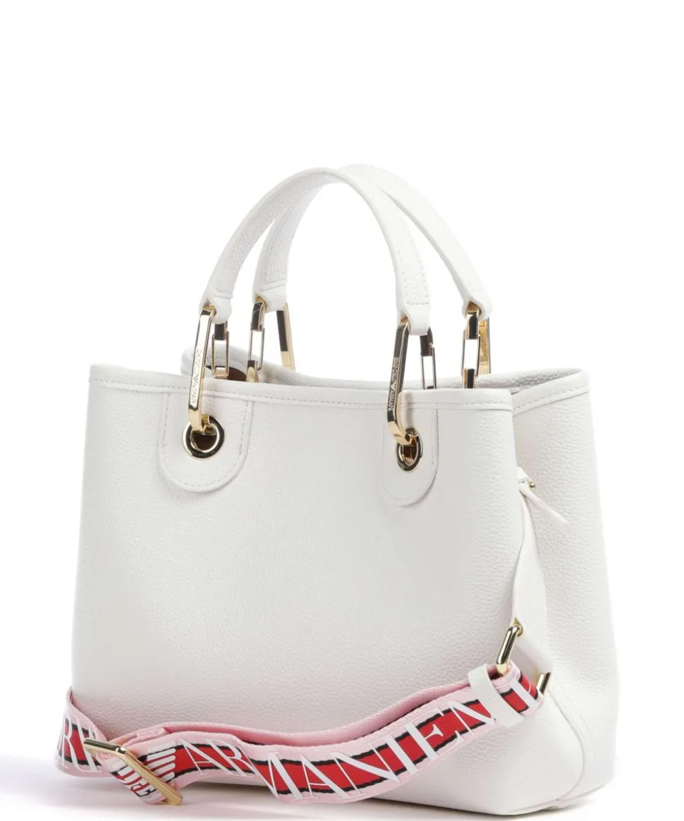 My EA Handtasche Lederimitat weiß