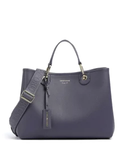 My EA Handtasche Lederimitat dunkelblau