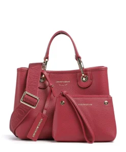 My EA Handtasche Lederimitat dunkelrot