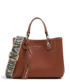 My EA Handtasche Lederimitat braun