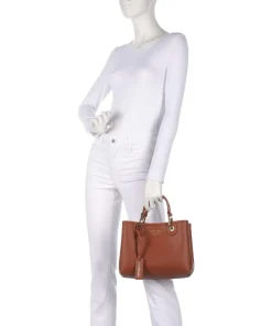 My EA Handtasche Lederimitat braun