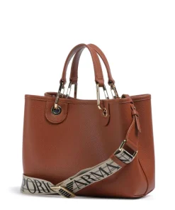 My EA Handtasche Lederimitat braun