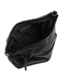 My old Friend Beuteltasche genarbtes Leder schwarz