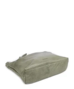 My old Friend Beuteltasche genarbtes Leder grün