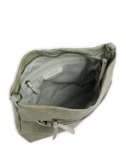 My old Friend Beuteltasche genarbtes Leder grün