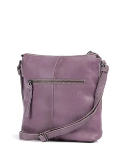 My old Friend Umhängetasche genarbtes Leder lavendel