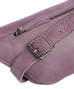 My old Friend Umhängetasche genarbtes Leder lavendel