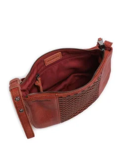 My Umhängetasche Leder dunkelrot