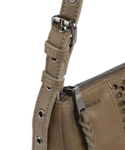 My Umhängetasche Leder olivgrün