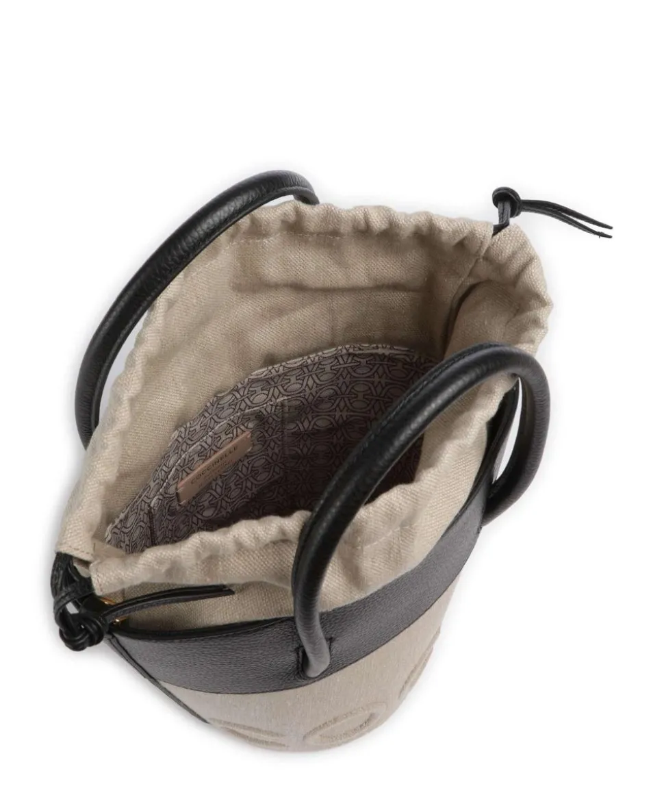 Myrtha Canvas Bucket bag Canvas natur/schwarz