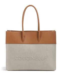 Myrtha Shopper Canvas braun/beige