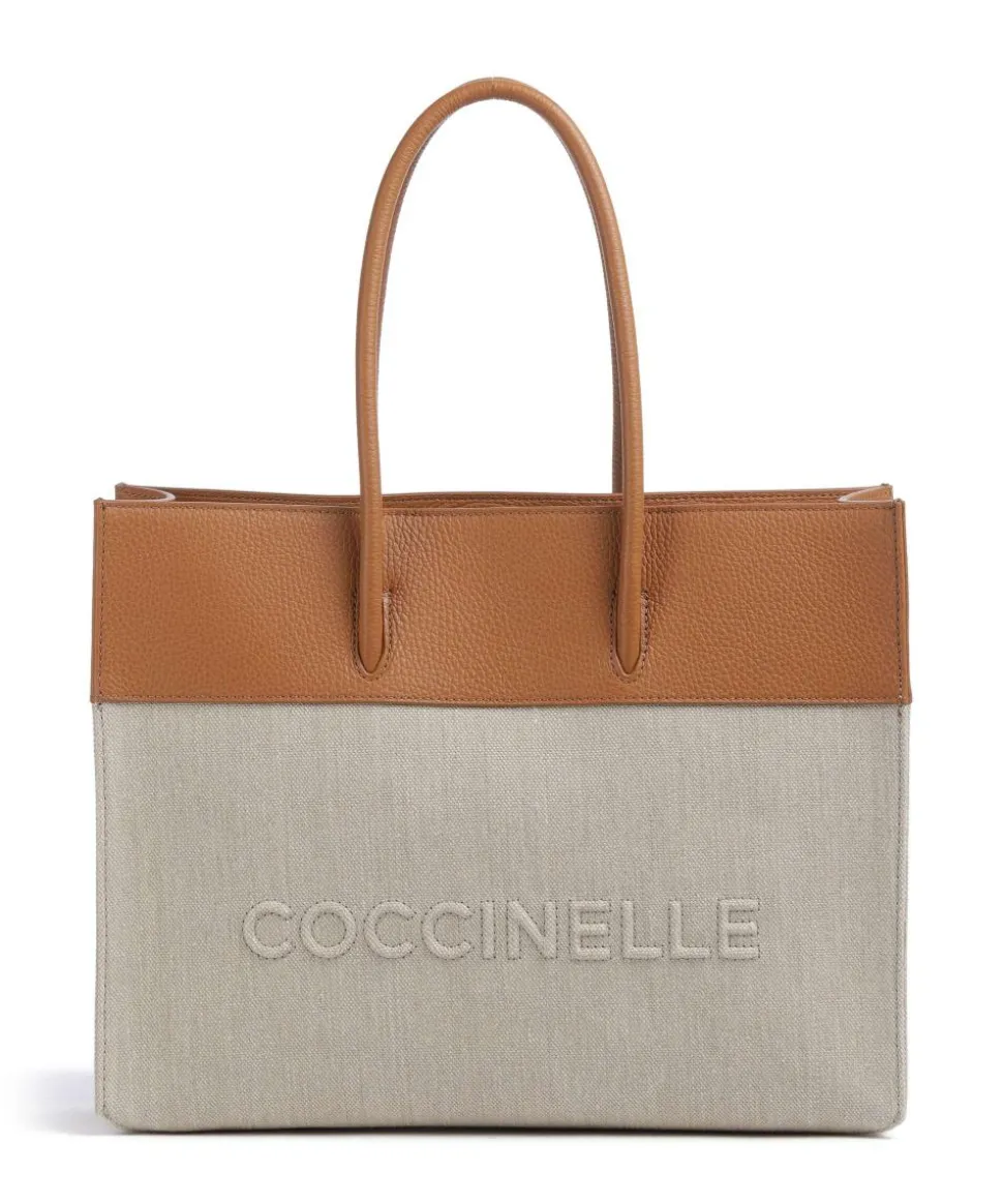 Myrtha Shopper Canvas braun/beige