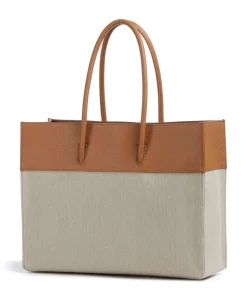 Myrtha Shopper Canvas braun/beige