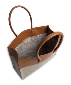 Myrtha Shopper Canvas braun/beige