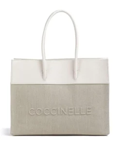 Myrtha Shopper Canvas natur/weiß