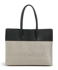 Myrtha Shopper Canvas natur/schwarz