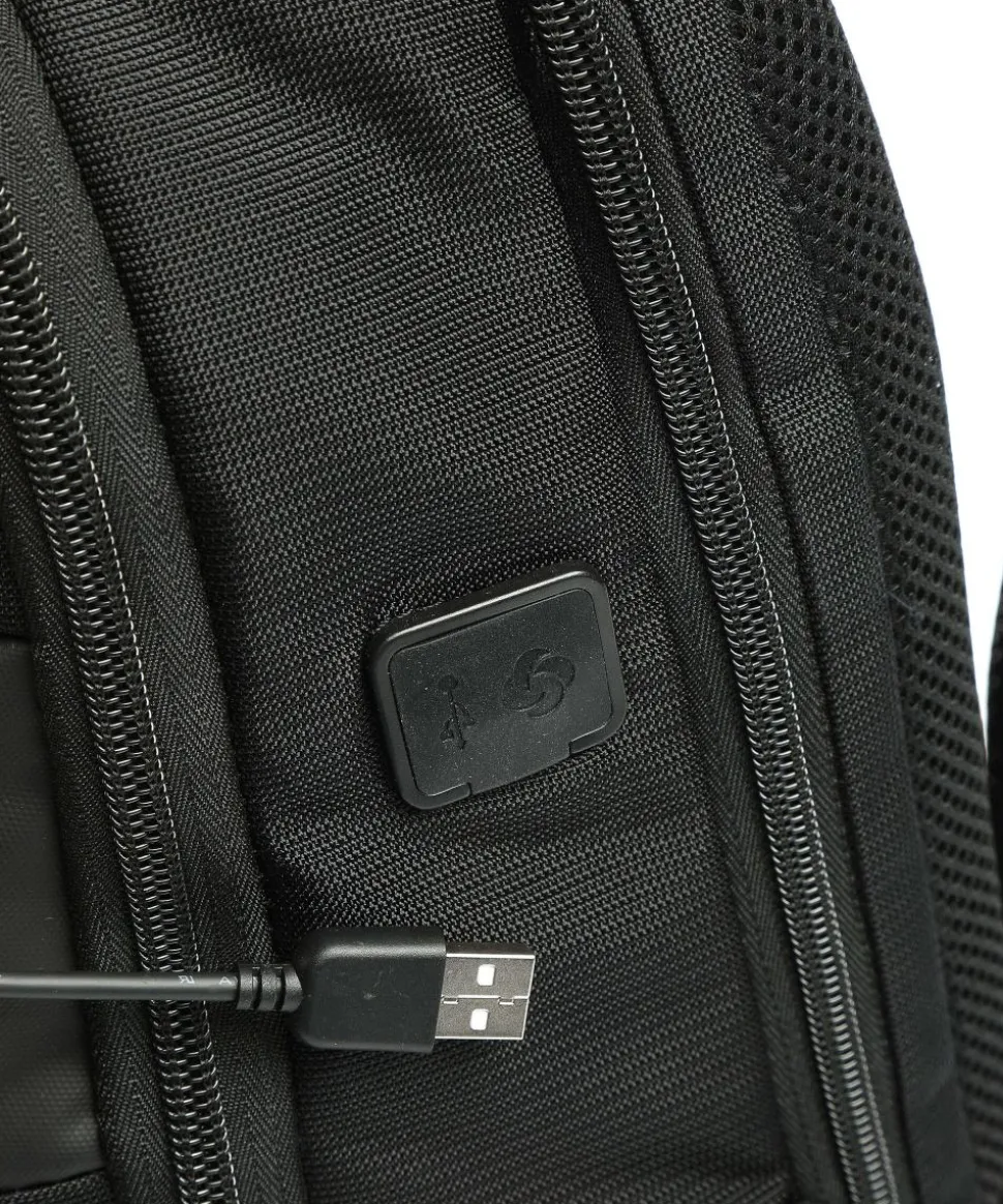 Mysight Laptop-Rucksack 15″ recyceltes Polyester schwarz