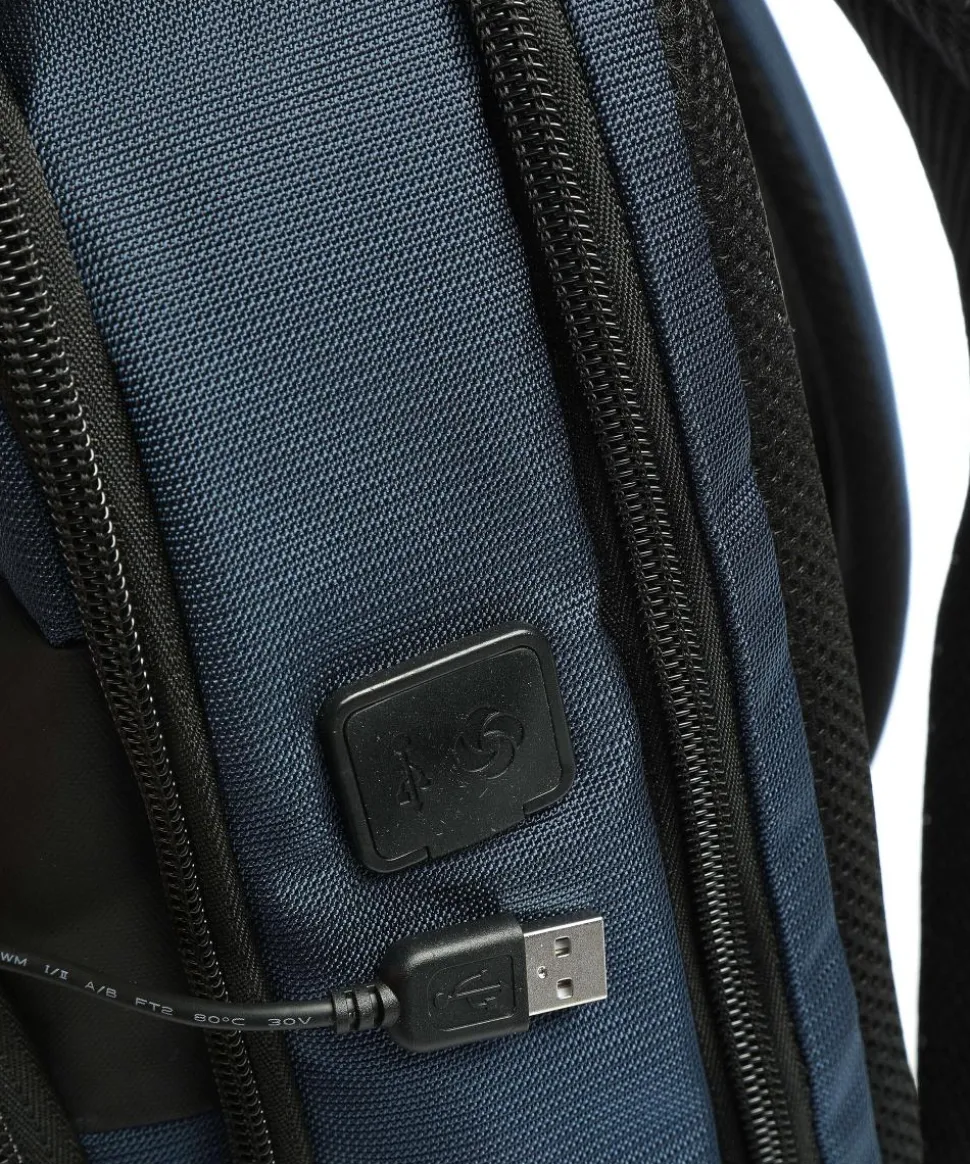 Mysight Laptop-Rucksack 15″ recyceltes Polyester blau