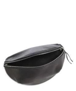 Nabuku Gürteltasche fein genarbtes Rindsleder schwarz