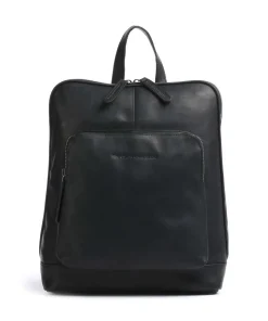 Naomi Rucksack Pull-Up Rindsleder schwarz