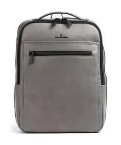 Nappa X RFID Rucksack 15″ Nappaleder grau