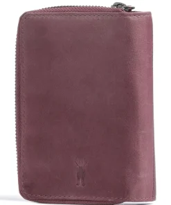 Nassau 511 Geldbörse genarbtes Leder aubergine
